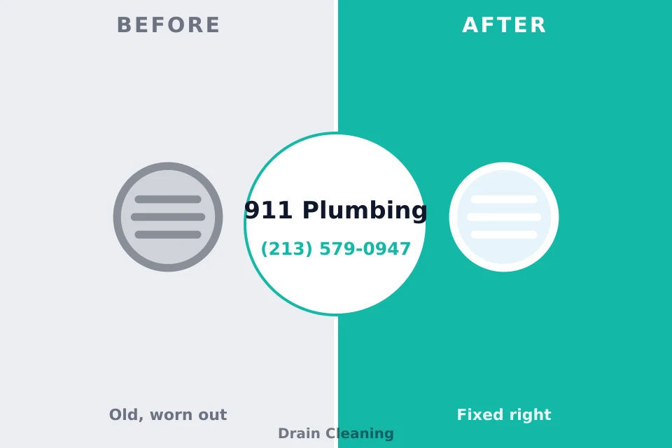 Before and after: plumbing repair South River, NJ